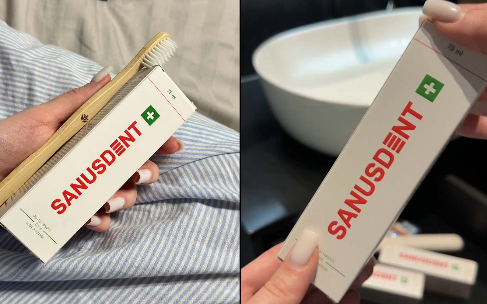 SANUSDENT – použití a každodenní rutina